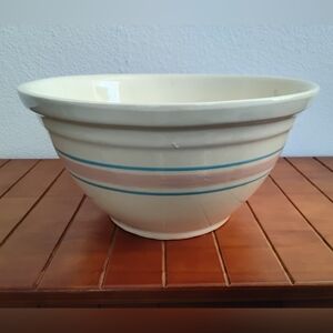 Vintage McCoy Pottery Ovenware | Made in USA Stoneware Mixing Bowl